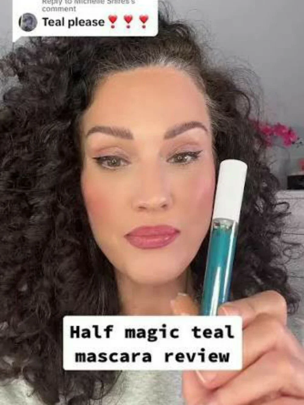 ⛱Eye Need⛱BNIB Half Magic TEAL WIDDIT Eyelectric Lengthening Mascara!$26Retail!